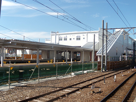 太田川駅仮駅ホーム