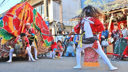 ほうらい祭り～獅子舞い