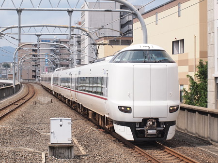 287系特急きのさき 山陰本線二条駅