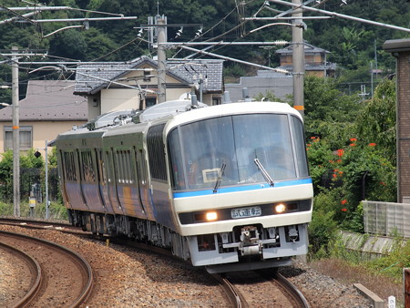 213系U@Tech 山陰本線馬堀駅01