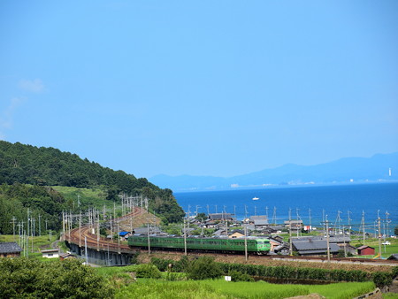 117系末茶色普通 湖西線北小松~近江高島