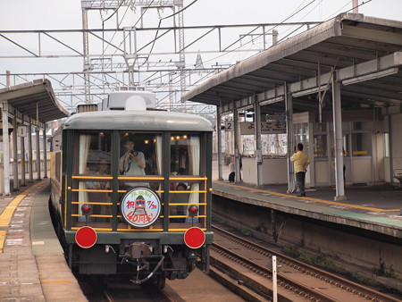 14系 サロンカーなにわ 湖西線志賀駅01