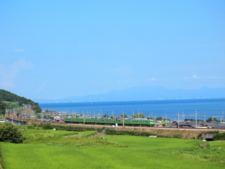 117系末茶色 湖西線北小松~近江高島