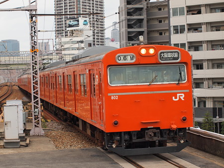 103系普通 大阪環状線野田駅02