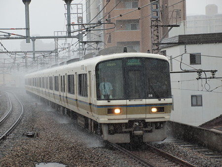221系大和路快速 大阪環状線福島駅02