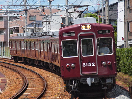阪急3100系普通 阪急今津線仁川~甲東園01