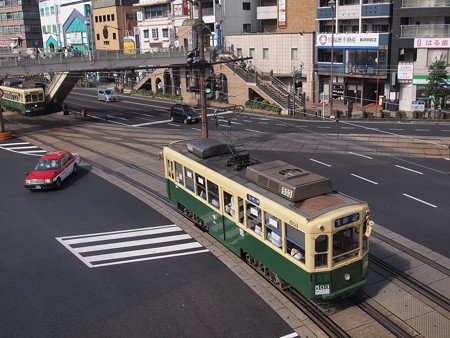 長崎電鉄500形 長崎駅前
