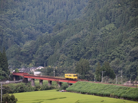 キハ125形 普通 久大本線天ケ瀬~豊後中川03