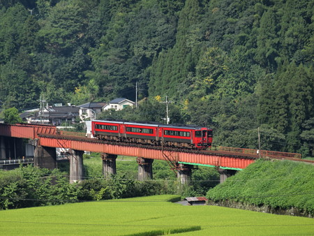 キハ185系 特急ゆふ 久大本線天ケ瀬~豊後中川03
