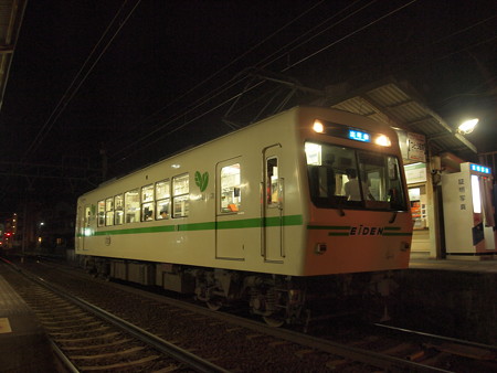 叡電700形 叡山本線茶山駅04