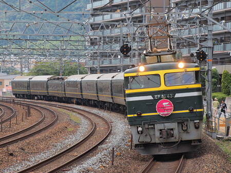 EF81 寝台特急トワイライトエクスプレス 東海道本線島本~山崎01