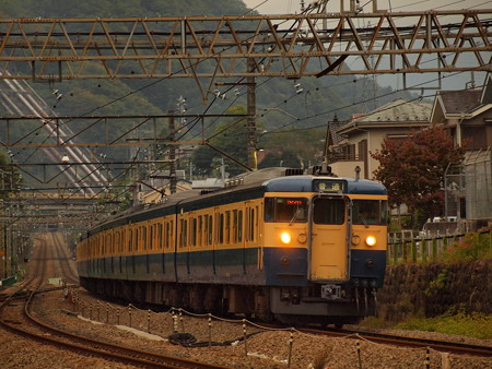 115系スカ色普通 中央本線四方津~上野原01