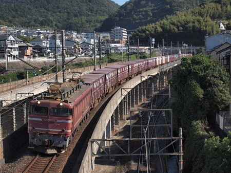 EF81貨物 湖西線大津京~山科02