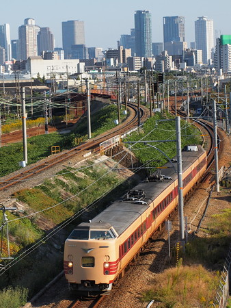 381系特急こうのとり 東海道本線塚本~尼崎2
