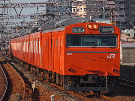 103系普通 大阪環状線野田駅01
