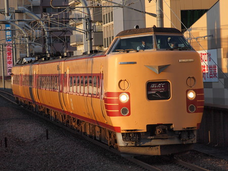 381系特急はしだて 山陰本線二条駅