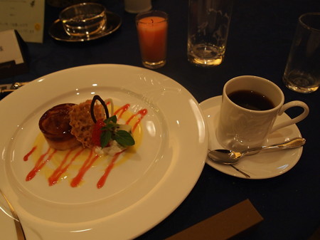 デザートとコーヒー