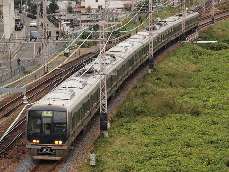 321系普通 東海道本線塚本~尼崎