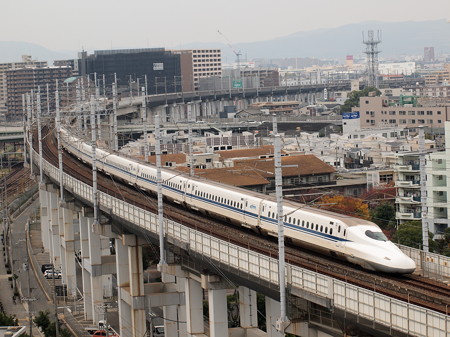 N700系のぞみ 山陽新幹線新神戸~新大阪07