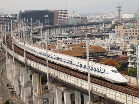 N700系のぞみ 山陽新幹線新神戸~新大阪09