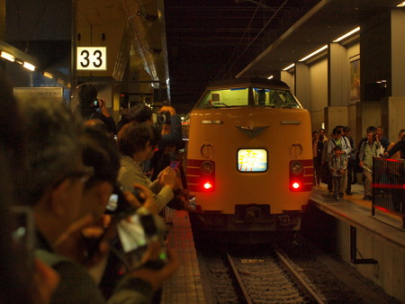 ありがとう381系号 山陰本線京都駅05