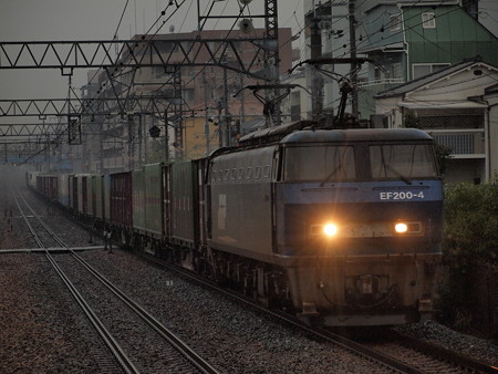 EF200貨物 東海道本線甲南山手駅