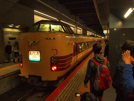 ありがとう381系号 山陰本線京都駅02