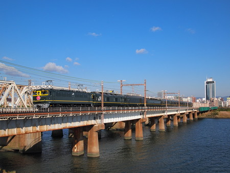 EF65 寝台特急トワイライトエクスプレス 東海道本線新大阪~大阪