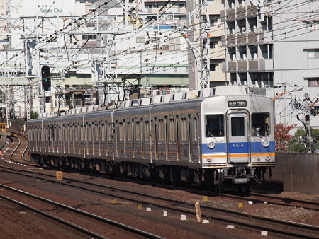 南海6200系各停 南海高野線新今宮駅