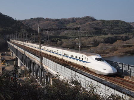 N700系のぞみ 山陽新幹線新倉敷~岡山01