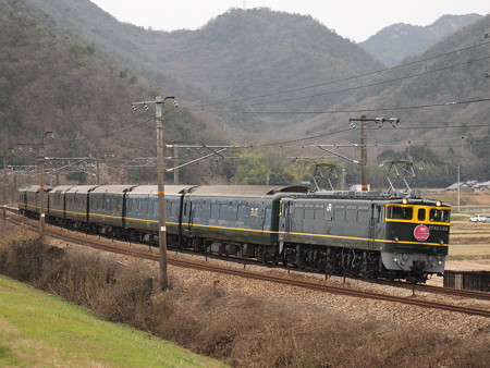 EF65 寝台特急トワイライトエクスプレス 山陽本線和気~熊山