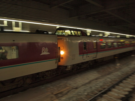 381系特急やくも 山陽本線岡山駅04