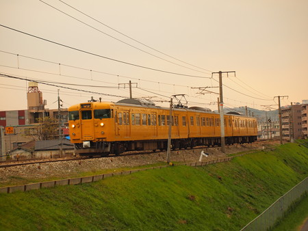 115系普通 山陽本線西川原~岡山02