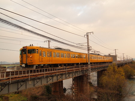 115系普通 山陽本線西川原~岡山04