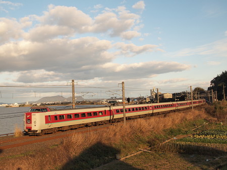 381系特急やくも 山陰本線玉造温泉~来待06