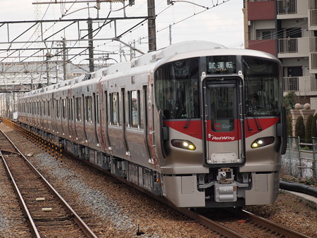 227系試運転 山陽本線宝殿駅02