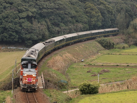 DD51 トワイライトエクスプレス 山陽本線黄波戸~長門市01