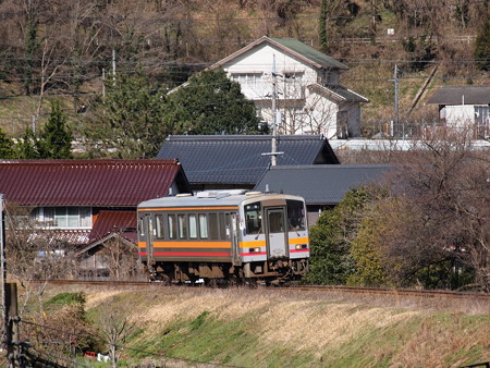 キハ120 芸備線備中神代駅