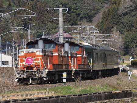 DD51 トワイライトエクスプレス伯備線備中広瀬~美袋01