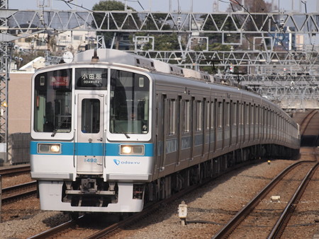 小田急1000形急行 小田原線喜多見駅