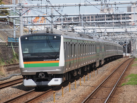 E233系普通 東海道本線川崎~横浜