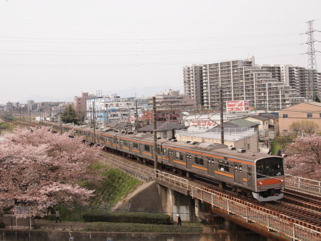 205系回送 中央本線日野~立川