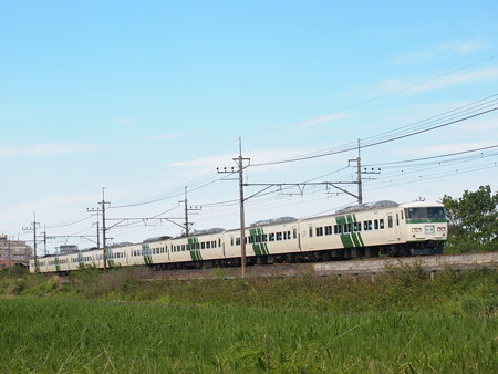 185系団臨 武蔵野線東浦和~東川口駅