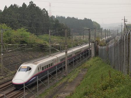 E2系+E3系なすの 東北新幹線那須塩原~宇都宮