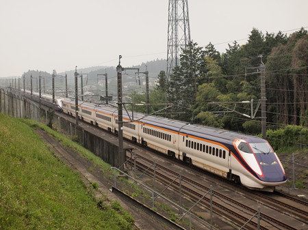 E3系+E2系 つばさ・やまびこ 東北新幹線宇都宮~那須塩原04
