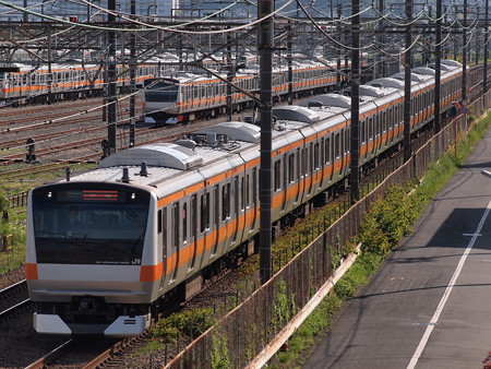 E233系快速 中央本線八王子~豊田