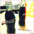 A Happy New Year 2016.1.2 in Coca-Cola best my friend ～瓶で乾杯