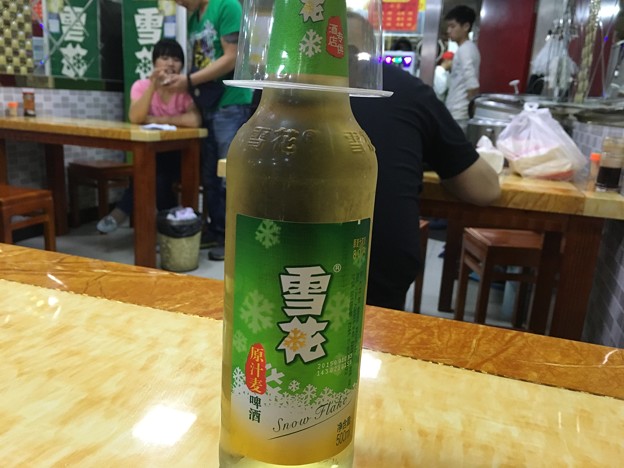 上海ローカル飯屋　回鍋肉と雪花ビール (3)