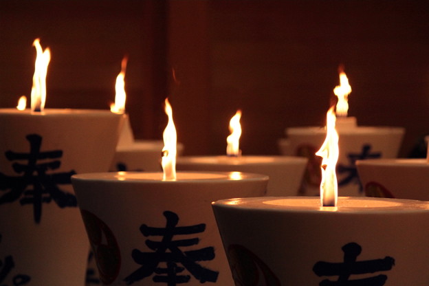 2016年1月14日　八幡宮　献灯祭