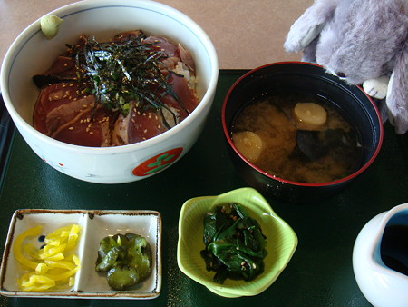 かつお丼セット@足摺黒潮市場